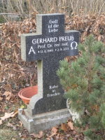 Grab von Gerhard Preuss