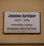 Tafel zu J. Aurifaber